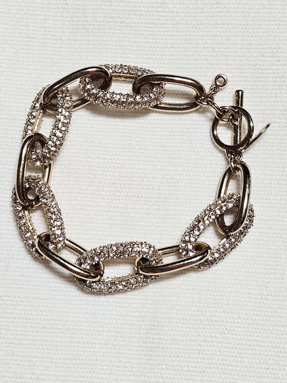 Exprrss Gold Crystal Link Bracelet - Women's Jewelry